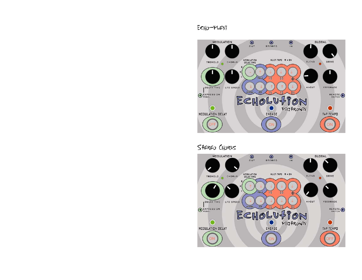 Pigtronix Echolution Chrome User Manual | Page 16 / 20