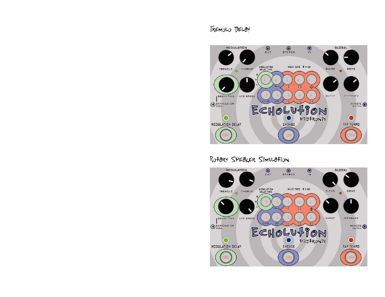 Pigtronix Echolution Chrome User Manual | Page 17 / 20