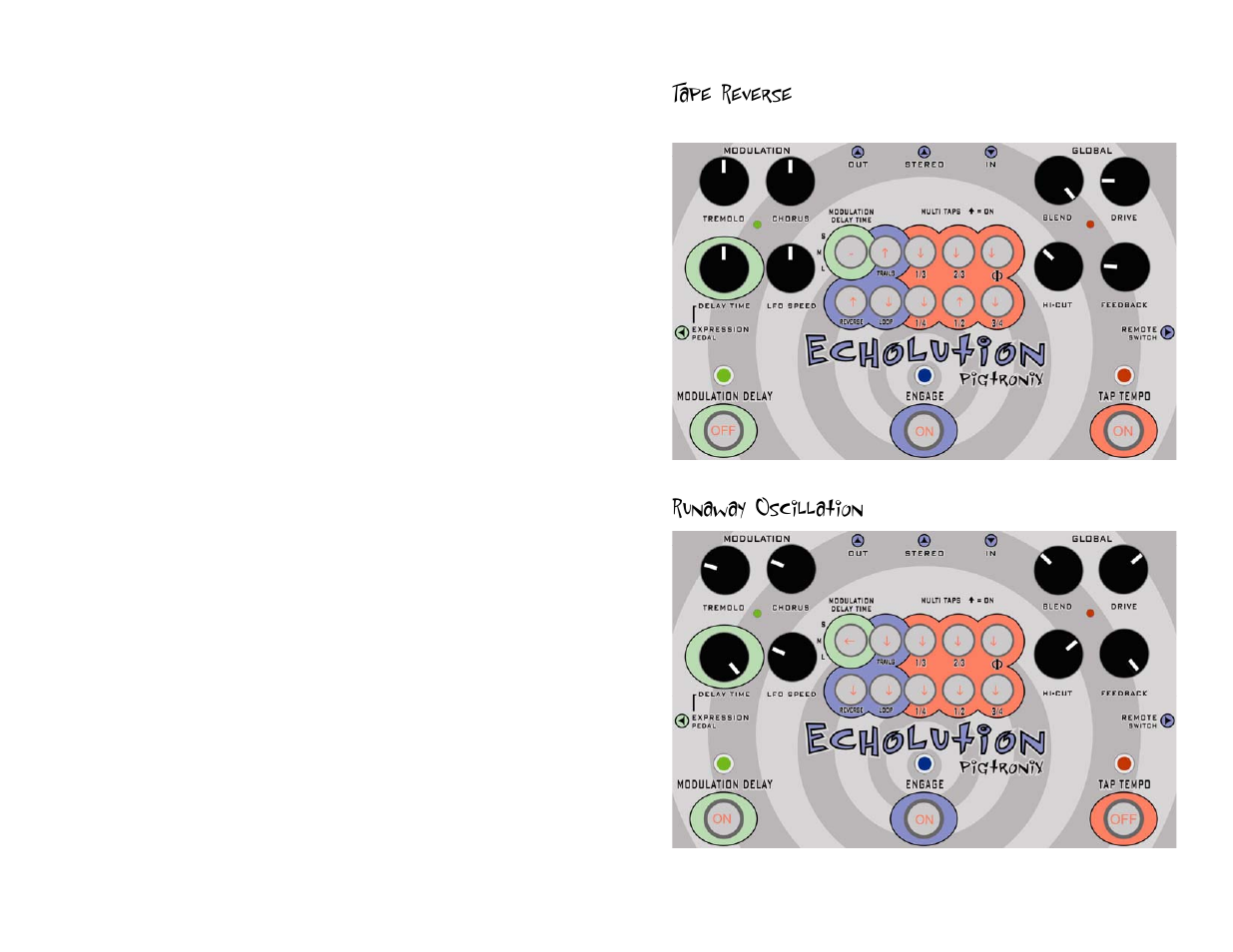 Pigtronix Echolution Chrome User Manual | Page 18 / 20