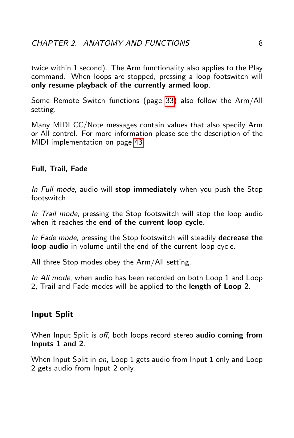 Pigtronix Infinity Looper User Manual | Page 9 / 51