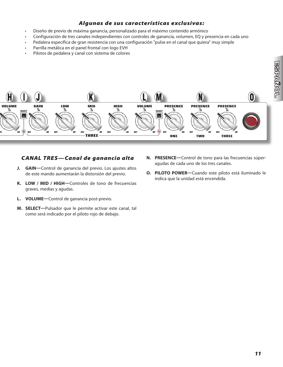 EVH 5150III Amp Head User Manual | Page 11 / 36