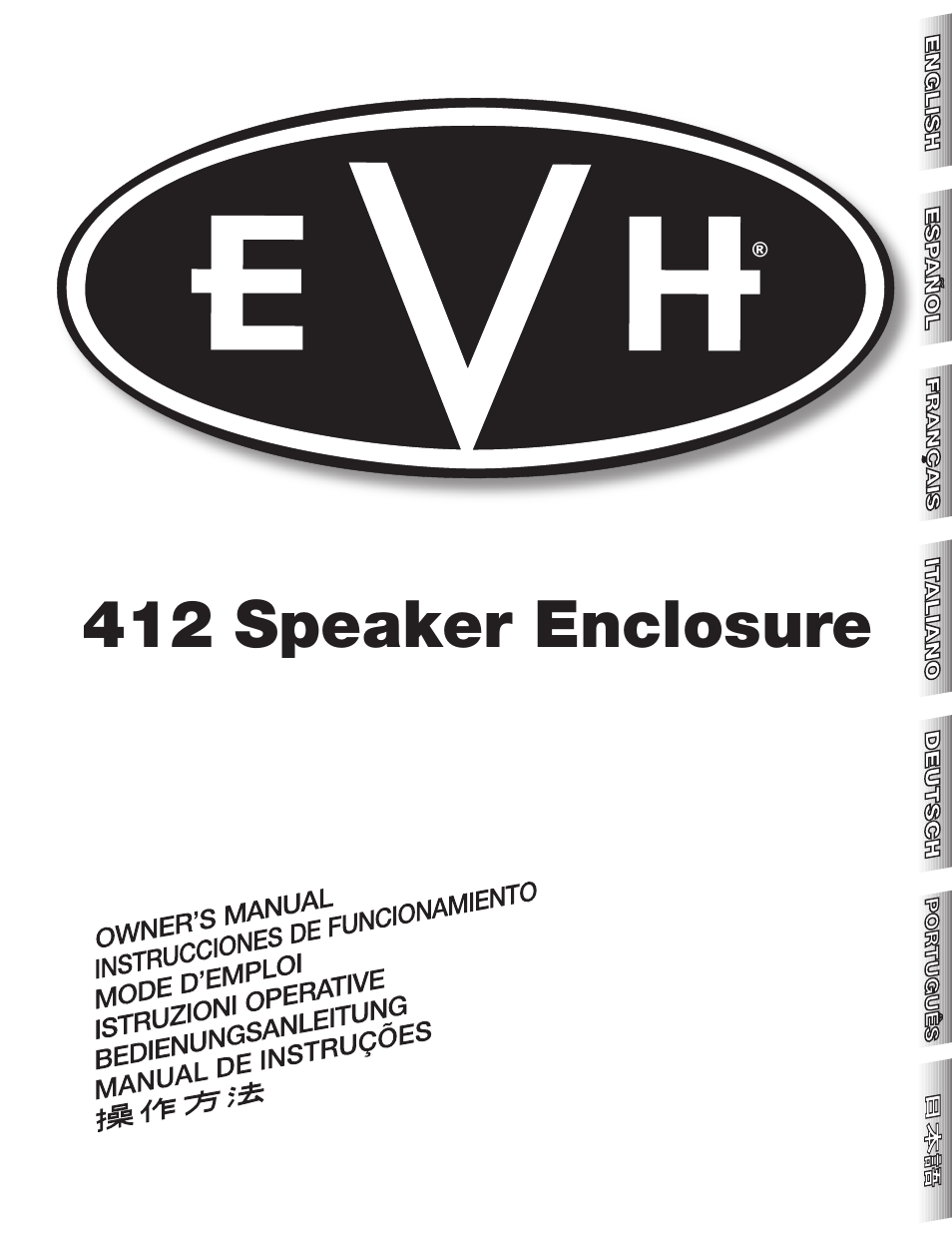EVH 5150III 412 Speaker Enclosure User Manual | 10 pages