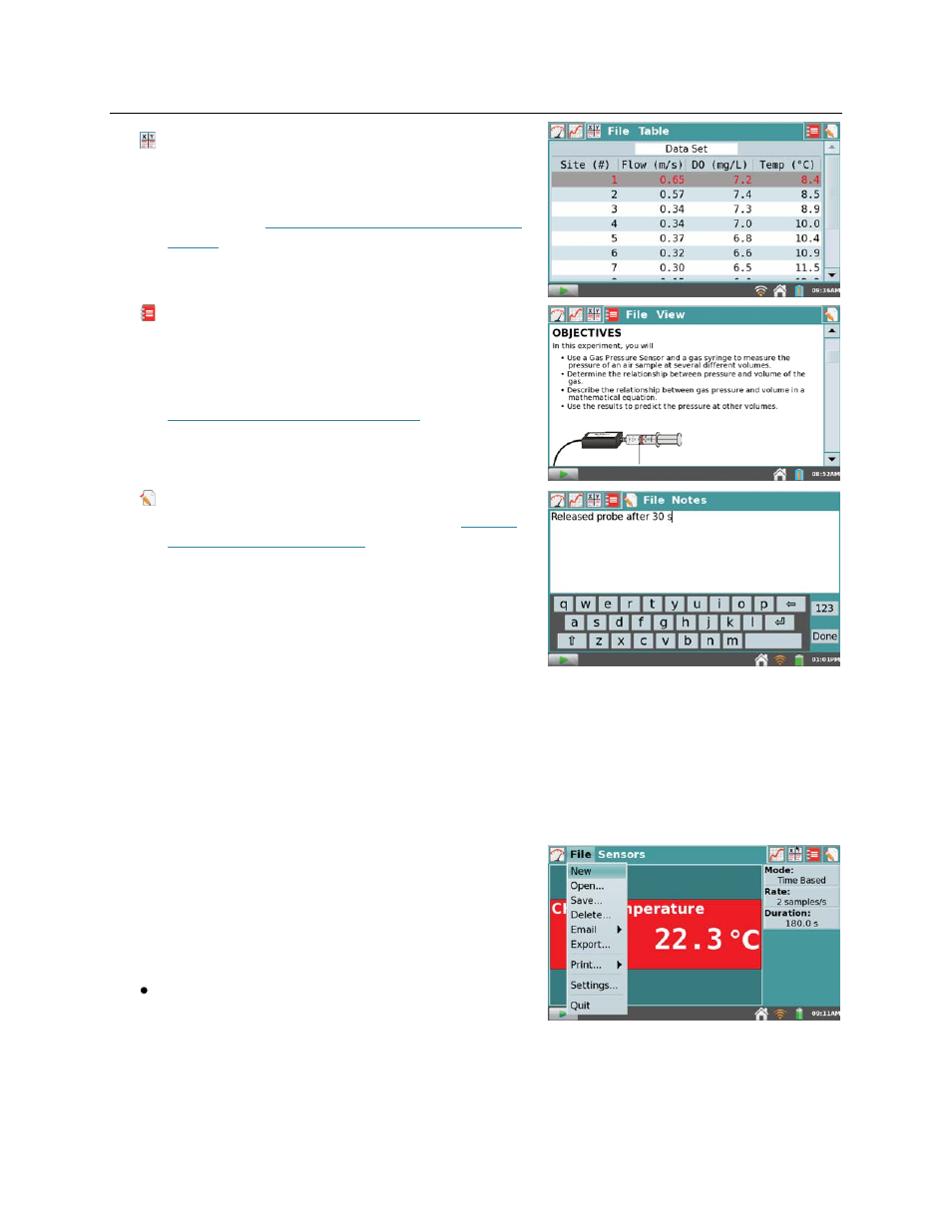 File menu | Vernier LabQuest 2 User Manual | Page 14 / 56