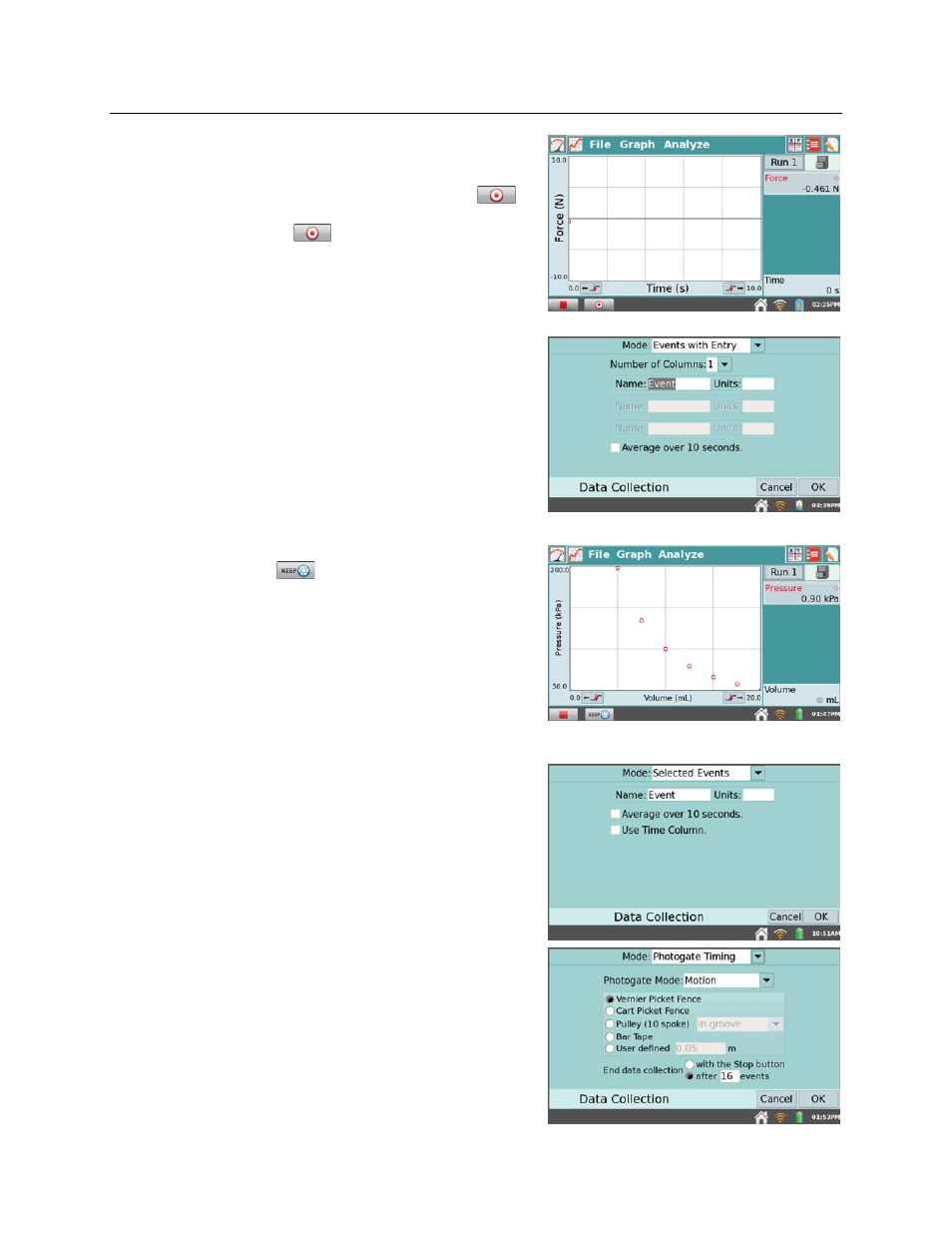 Events with entry | Vernier LabQuest 2 User Manual | Page 19 / 56