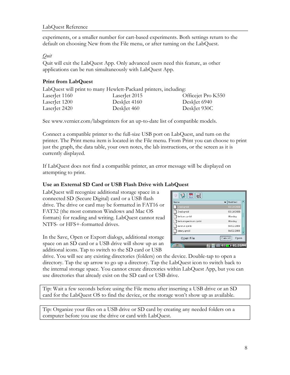 Vernier Original LabQuest User Manual | Page 10 / 30