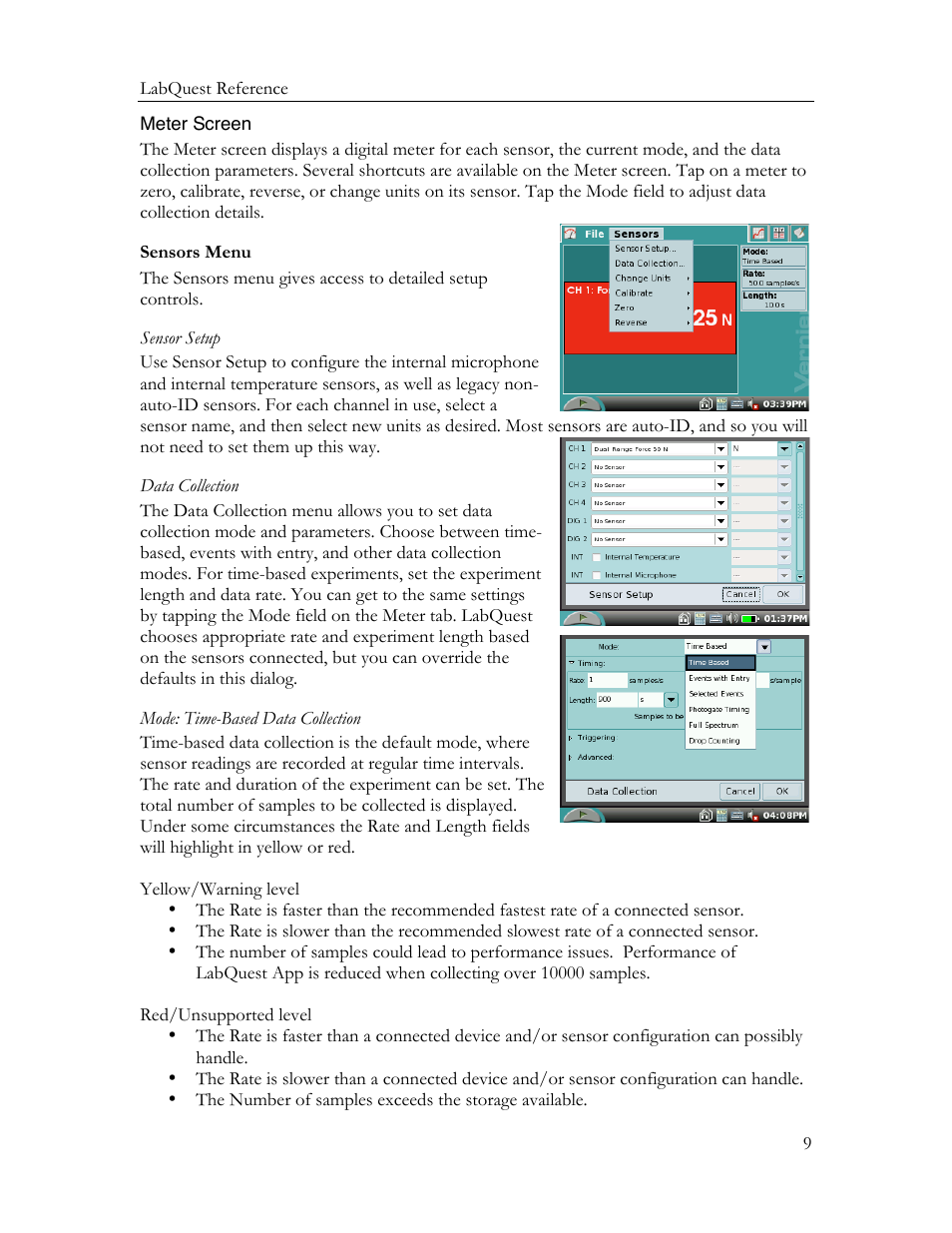 Vernier Original LabQuest User Manual | Page 11 / 30