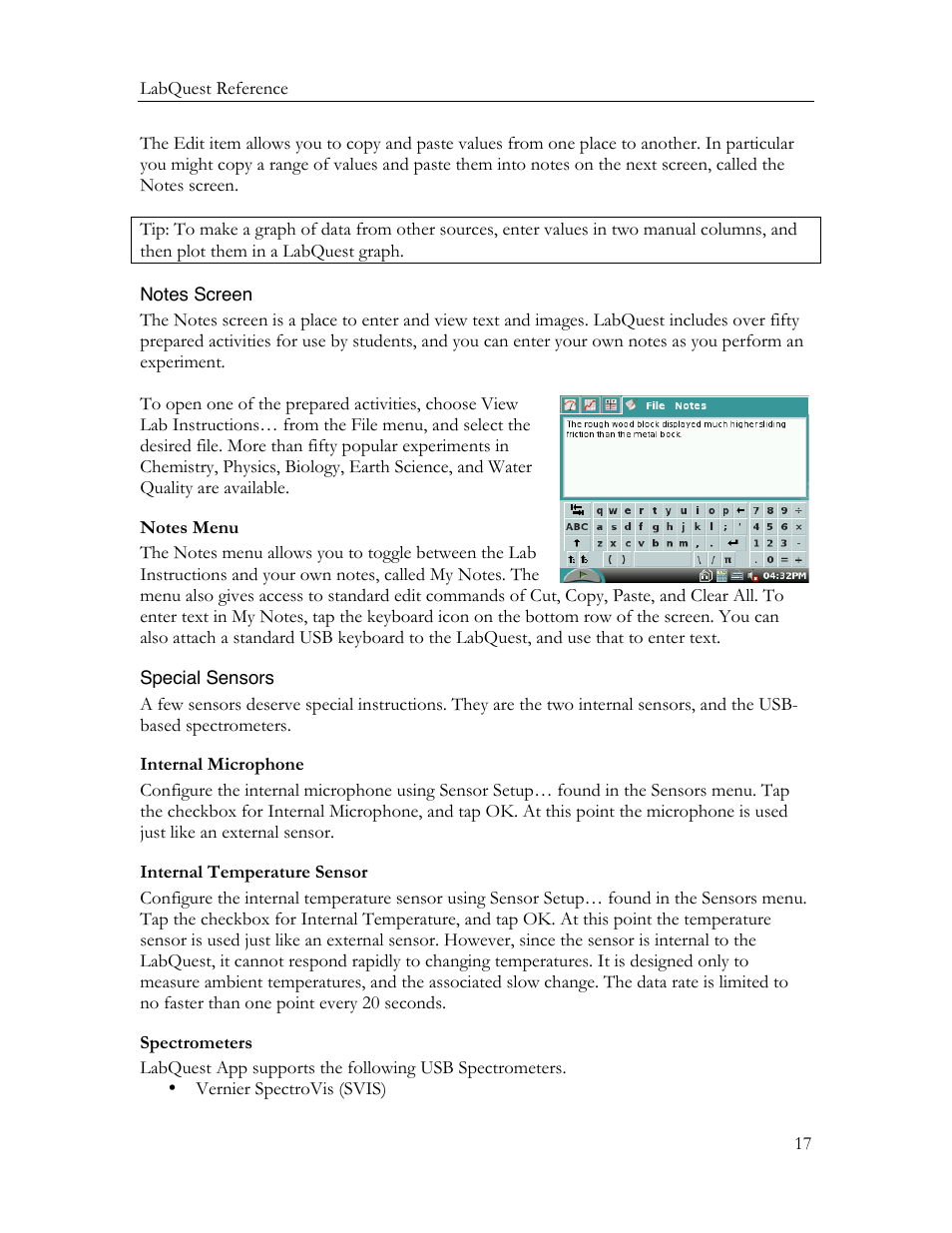 Vernier Original LabQuest User Manual | Page 19 / 30