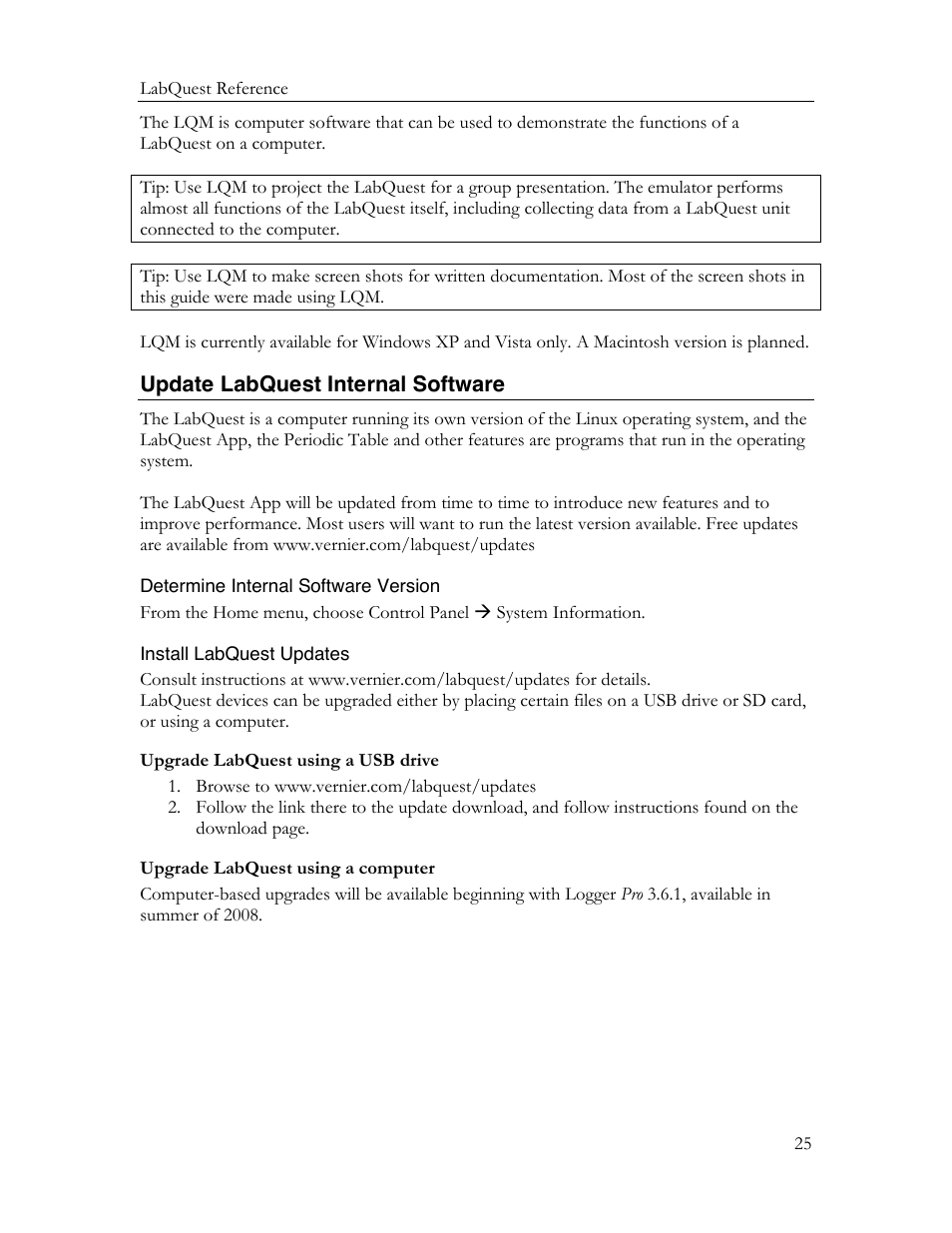 Vernier Original LabQuest User Manual | Page 27 / 30