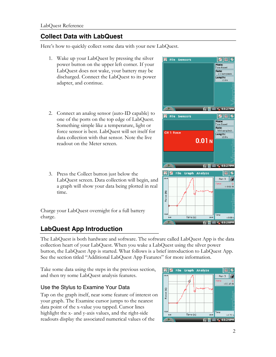 Vernier Original LabQuest User Manual | Page 4 / 30