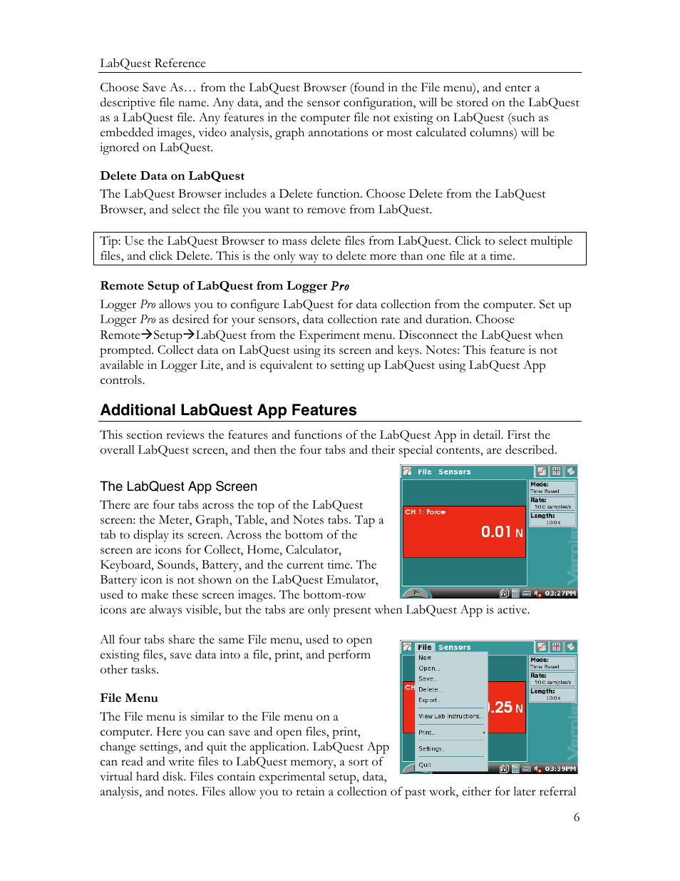 Vernier Original LabQuest User Manual | Page 8 / 30