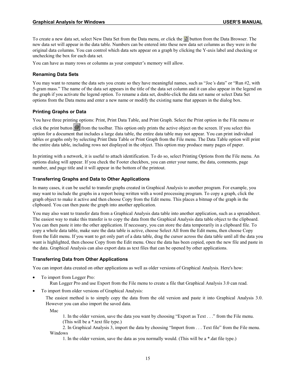 Vernier Graphical Analysis 3 User Manual | Page 13 / 25