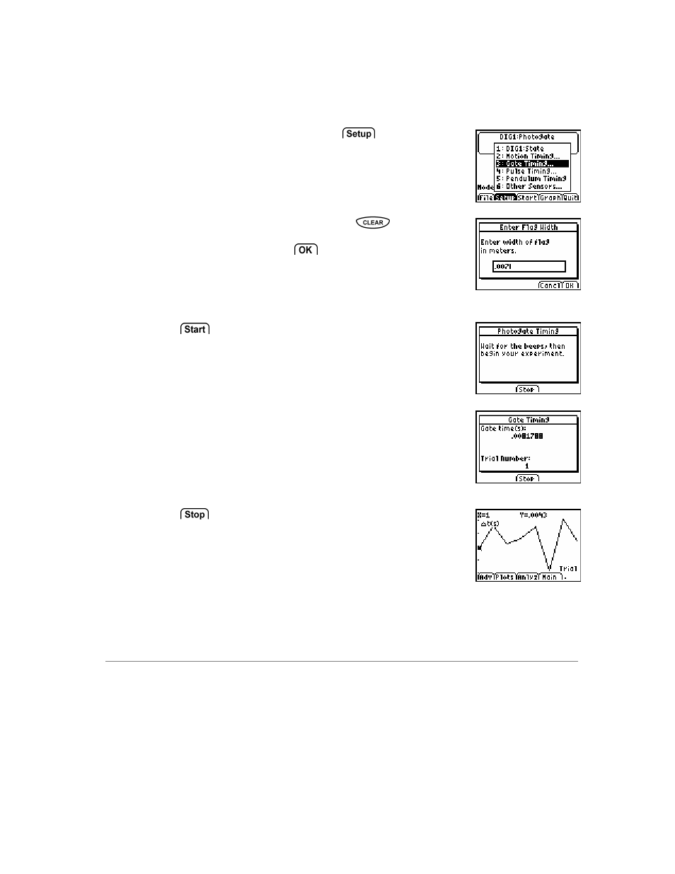 Gate timing, Gate timing m | Vernier EasyData Guidebook User Manual | Page 31 / 67