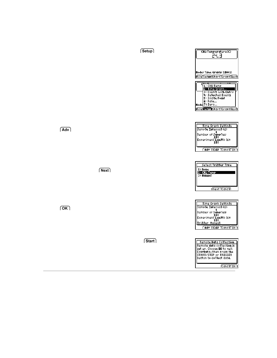 Manual triggering | Vernier EasyData Guidebook User Manual | Page 56 / 67