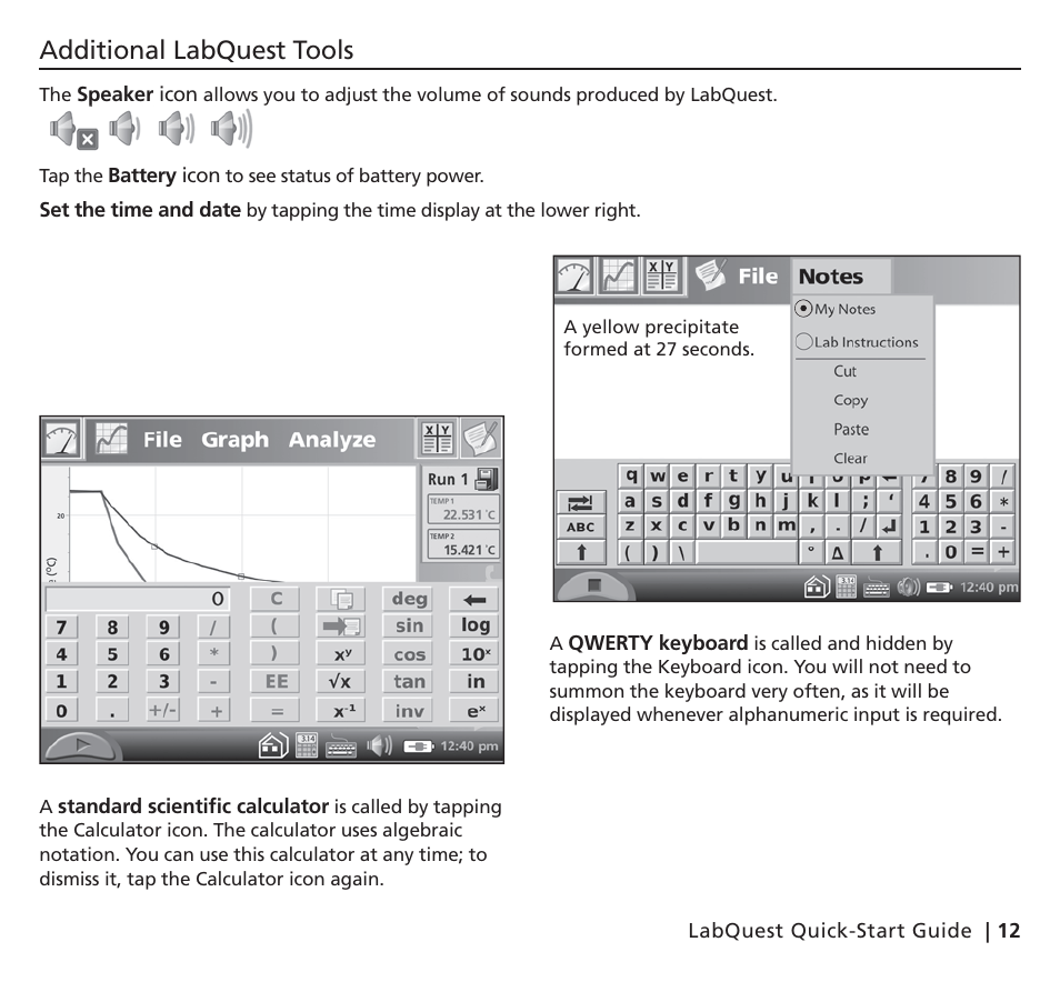 Additional labquest tools | Vernier Original LabQuest User Manual | Page 15 / 20