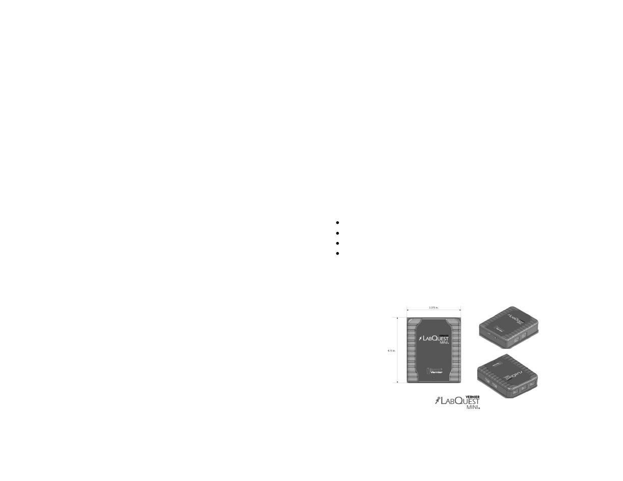 Vernier LabQuest Mini User Manual | Page 2 / 4