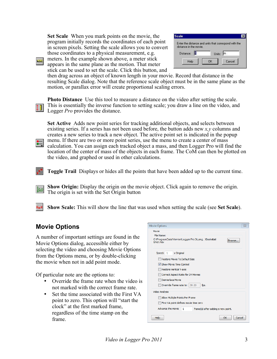 Vernier Video and Logger Pro Guide User Manual | Page 3 / 8
