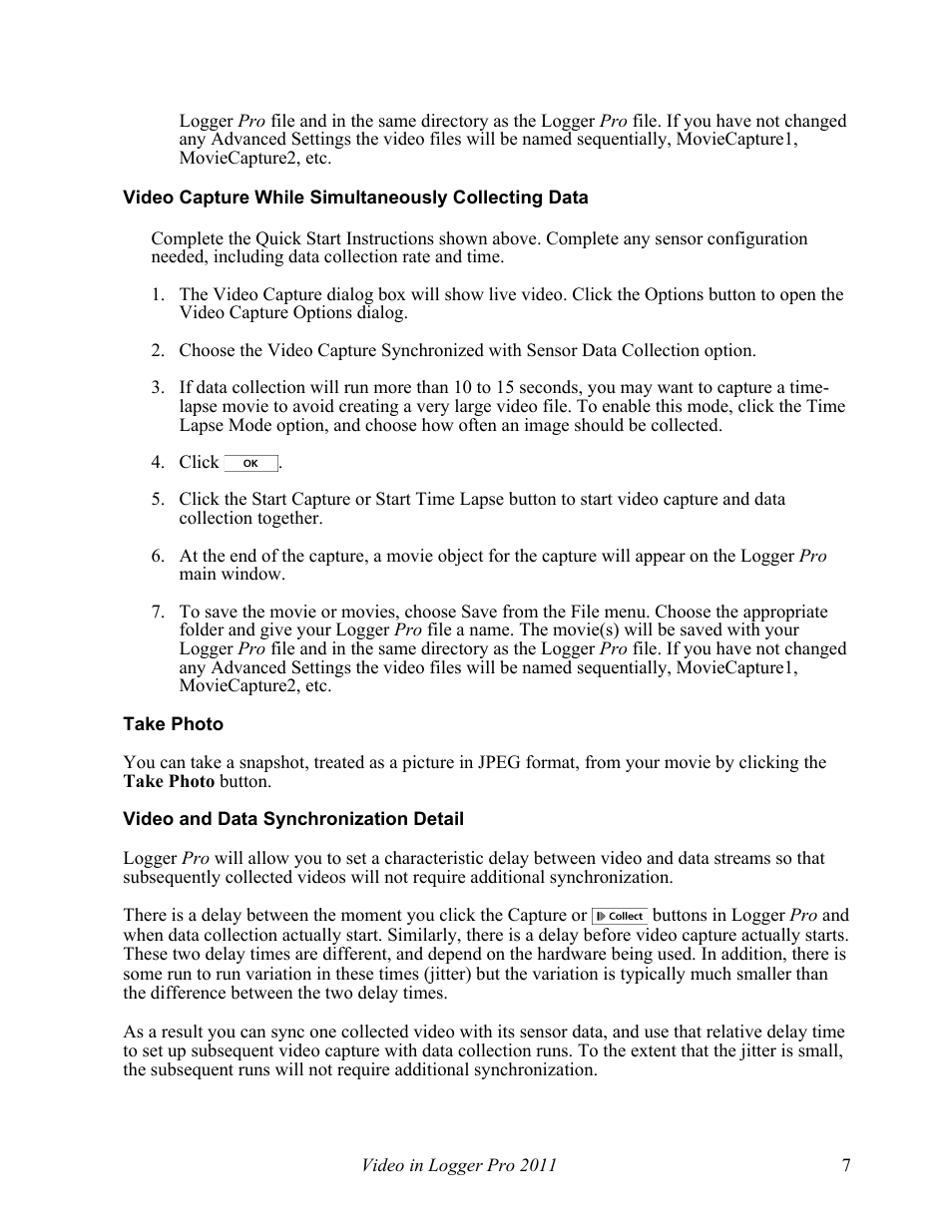 Vernier Video and Logger Pro Guide User Manual | Page 7 / 8