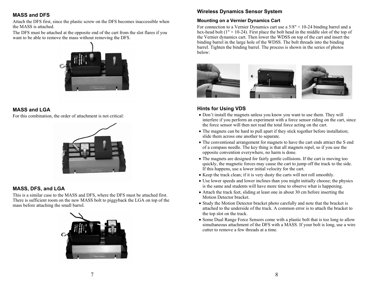 Vernier Dynamics System User Manual | Page 4 / 6