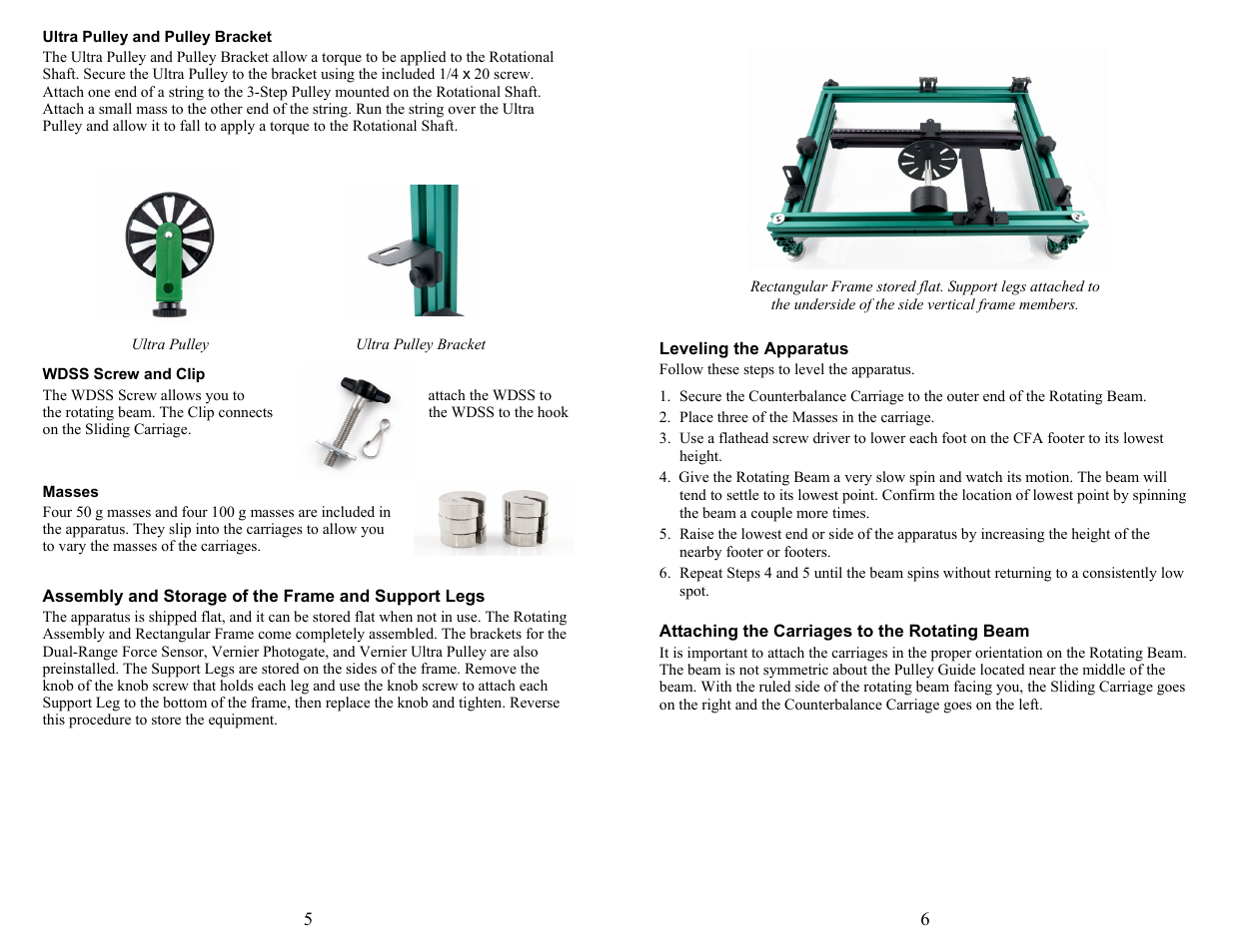 Vernier Centripetal Force Apparatus User Manual | Page 3 / 10