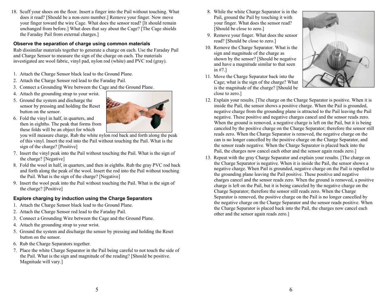 Vernier Electrostatics Kit User Manual | Page 3 / 4