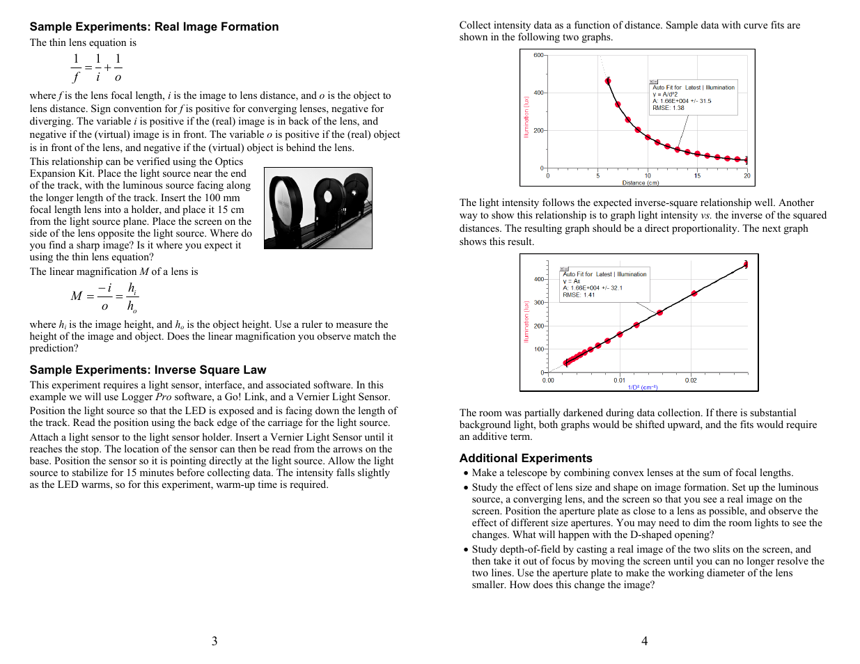 Vernier Optics Expansion Kit User Manual | Page 2 / 4