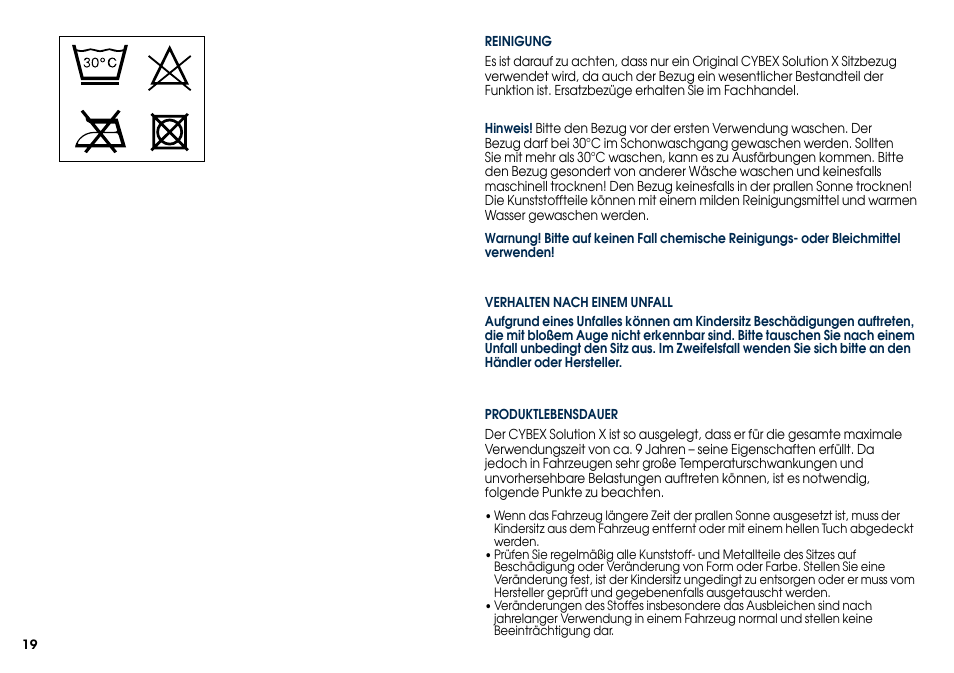 Cybex SOLUTION X User Manual | Page 21 / 68