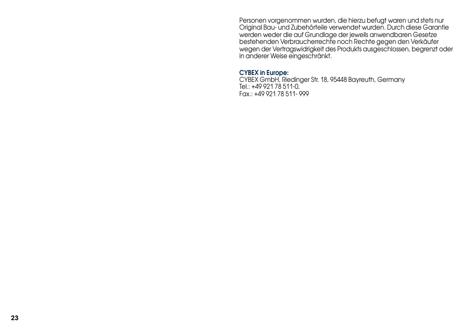 Cybex SOLUTION X User Manual | Page 25 / 68