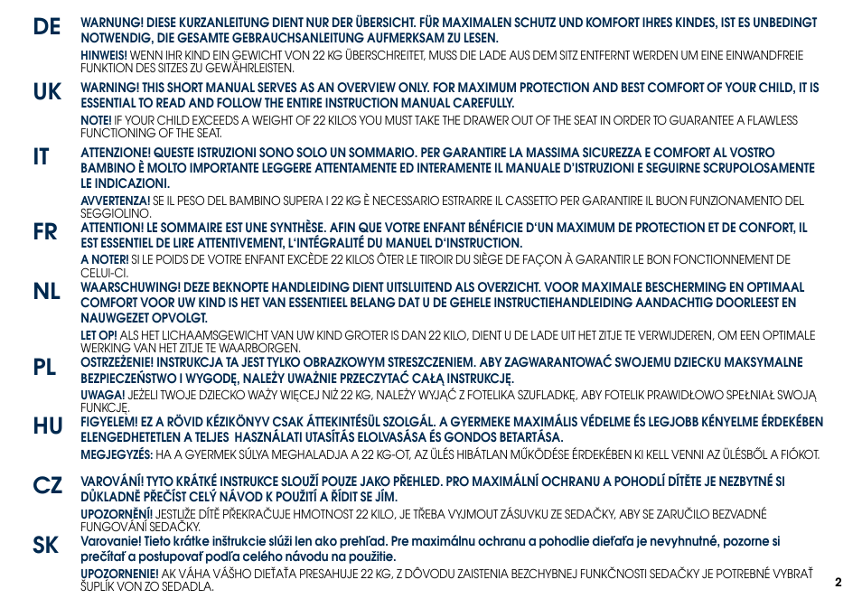 Cybex SOLUTION X User Manual | Page 4 / 68
