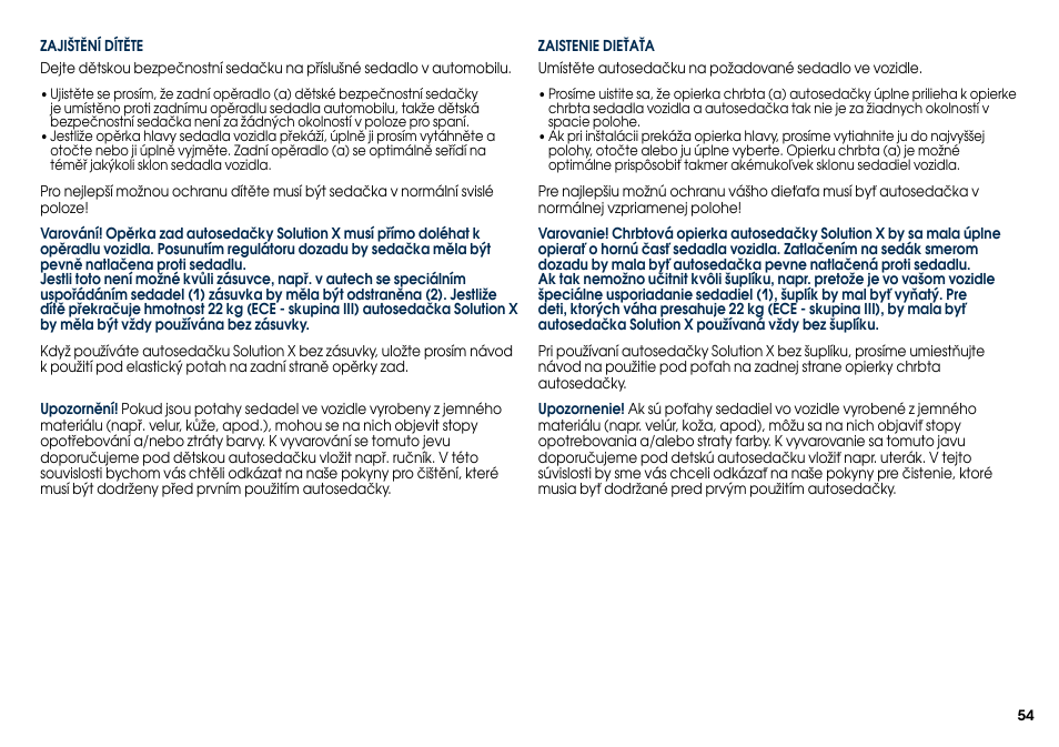 Cybex SOLUTION X User Manual | Page 56 / 68