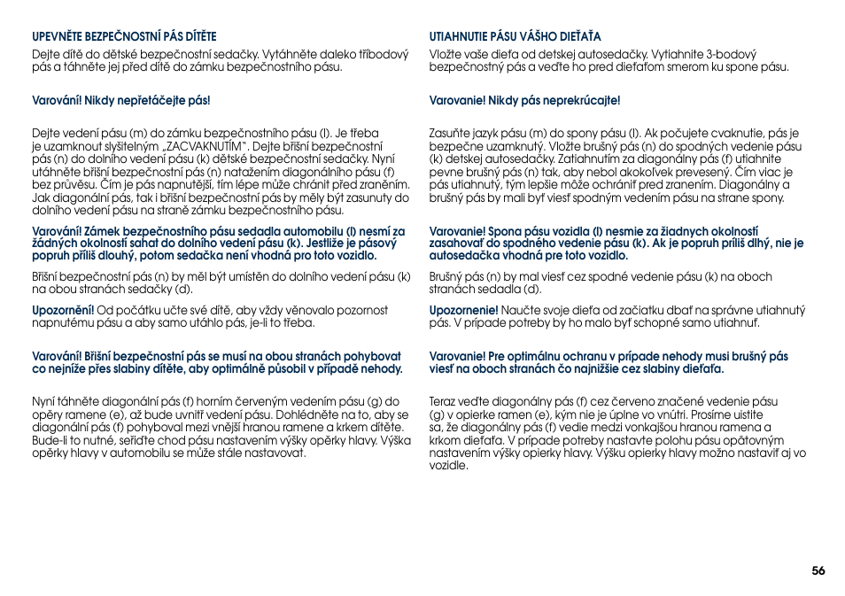 Cybex SOLUTION X User Manual | Page 58 / 68
