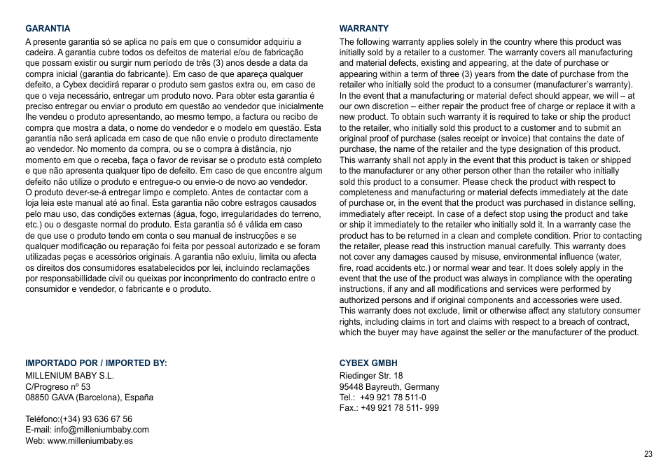 Cybex SOLUTION X User Manual | Page 23 / 64