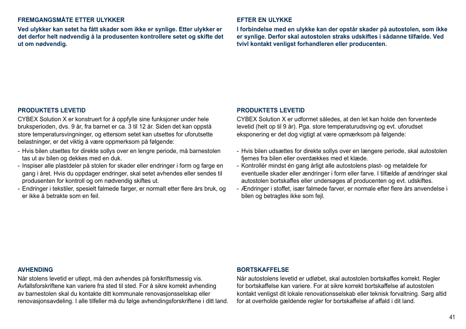 Cybex SOLUTION X User Manual | Page 41 / 64