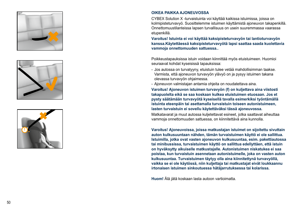 Cybex SOLUTION X User Manual | Page 50 / 64