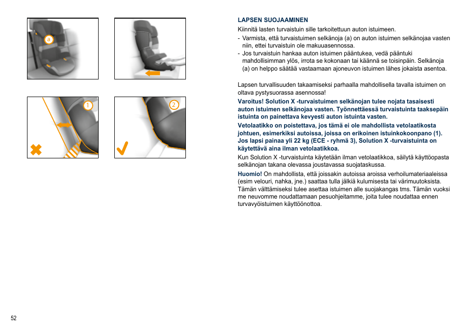 Cybex SOLUTION X User Manual | Page 52 / 64