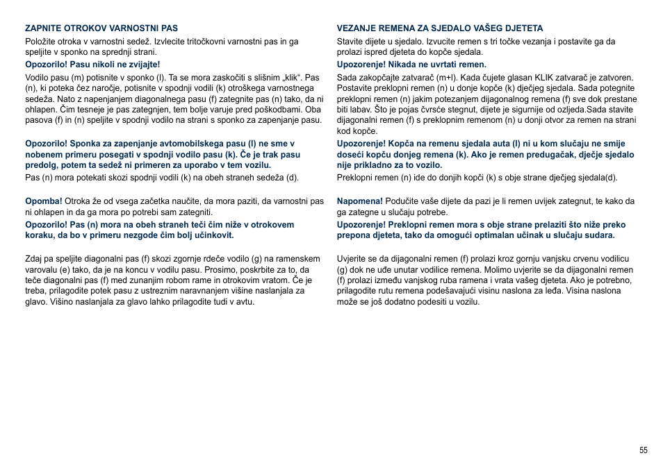 Cybex SOLUTION X User Manual | Page 55 / 64