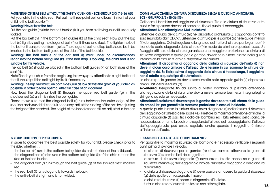 Cybex PALLAS User Manual | Page 18 / 66