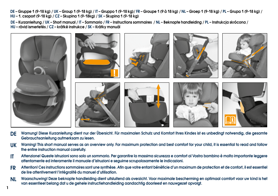 Cybex PALLAS User Manual | Page 3 / 66