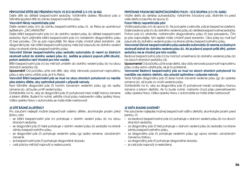 Cybex PALLAS User Manual | Page 58 / 66