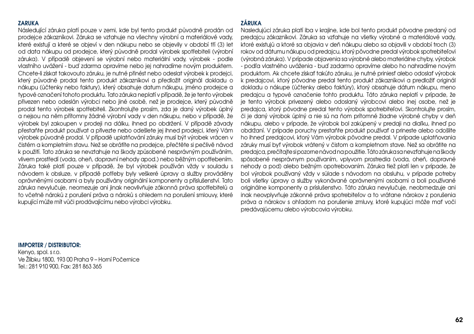 Cybex PALLAS User Manual | Page 64 / 66