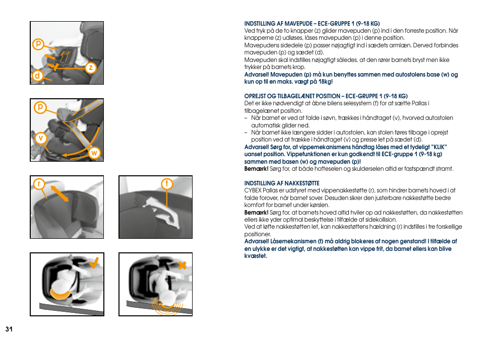 Cybex PALLAS User Manual | Page 33 / 64