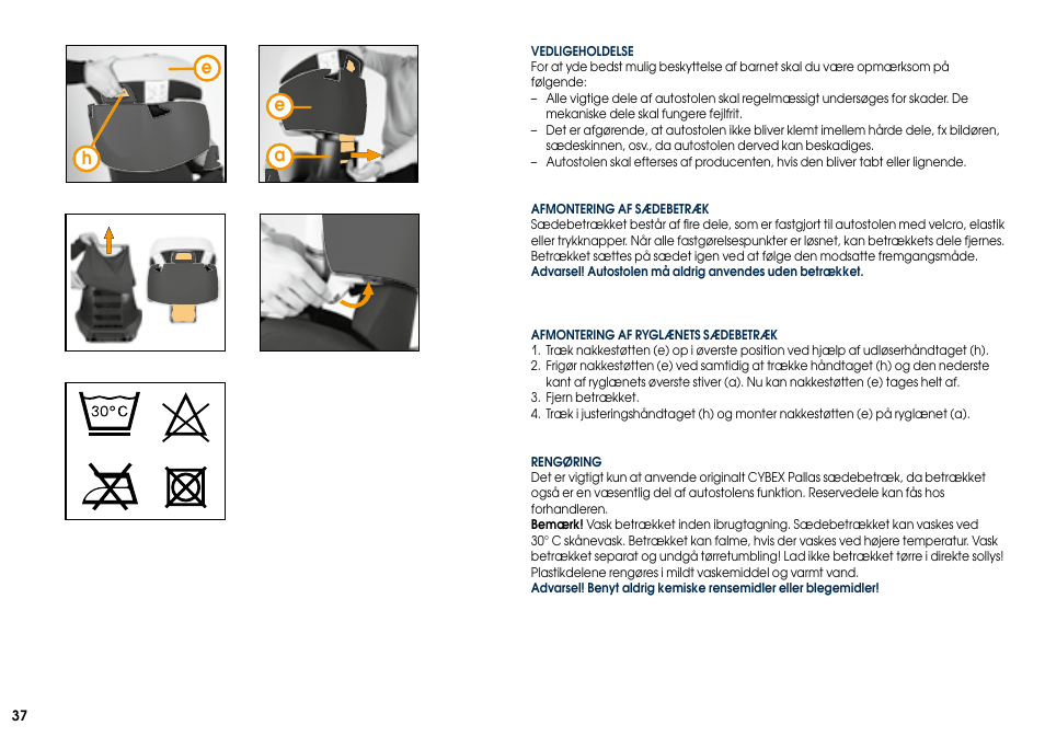 Cybex PALLAS User Manual | Page 39 / 64