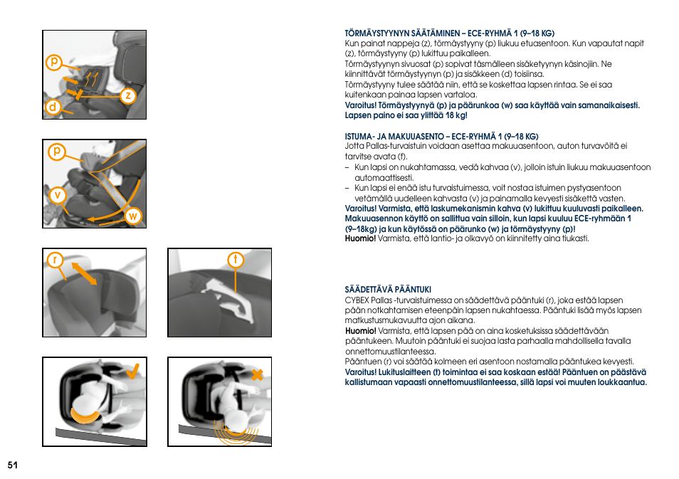 Cybex PALLAS User Manual | Page 53 / 64
