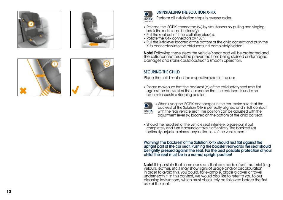Cybex SOLUTION X-FIX User Manual | Page 15 / 76