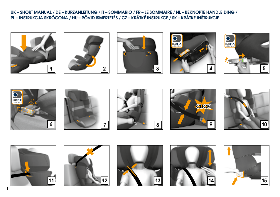 Cybex SOLUTION X-FIX User Manual | Page 3 / 76