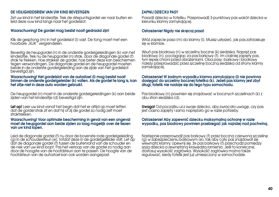 Cybex SOLUTION X-FIX User Manual | Page 42 / 76