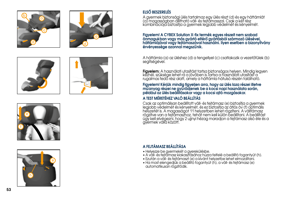 Cybex SOLUTION X-FIX User Manual | Page 55 / 76