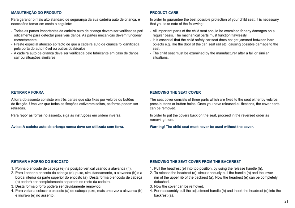 Cybex SOLUTION X-FIX User Manual | Page 21 / 72