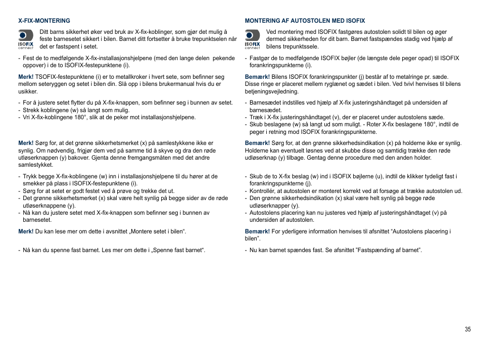 Cybex SOLUTION X-FIX User Manual | Page 35 / 72
