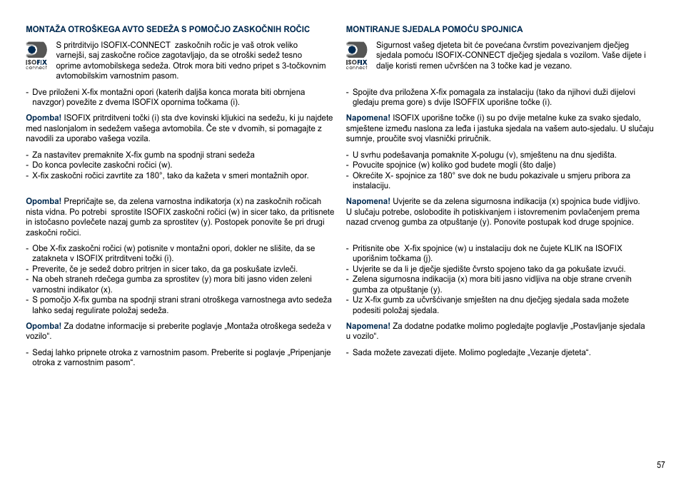 Cybex SOLUTION X-FIX User Manual | Page 57 / 72