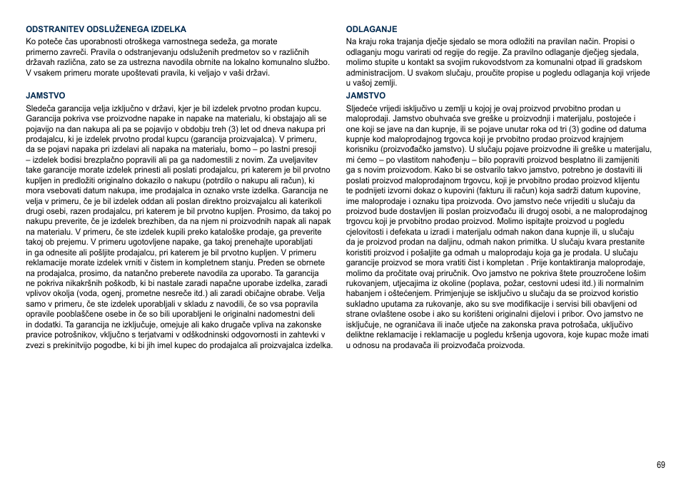 Cybex SOLUTION X-FIX User Manual | Page 69 / 72